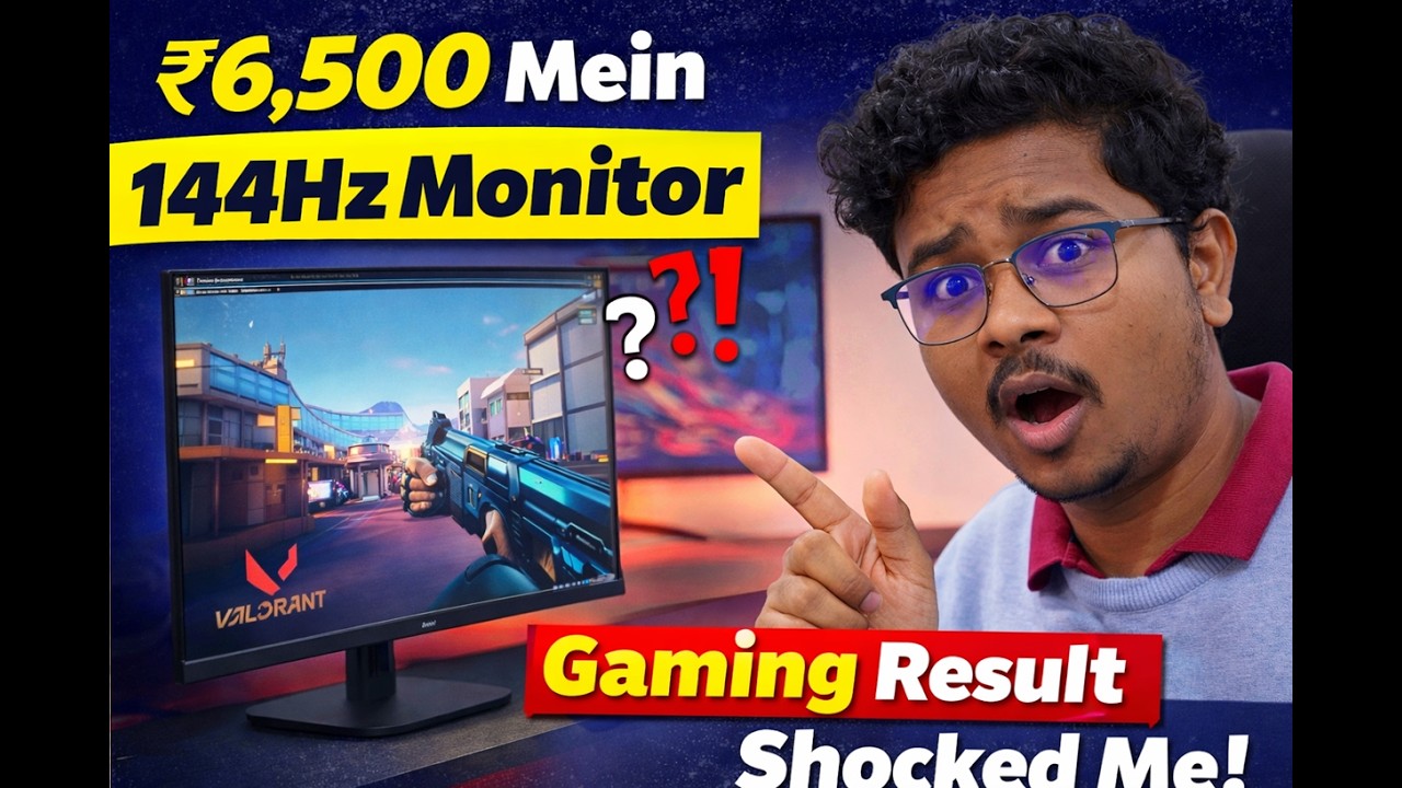 ₹6,500 Mein 144Hz Gaming Monitor? Acer EK240Y P6 Honest Review