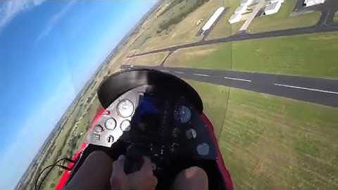 Gyrocopter Extreme Flying, Engine Failure Spiral Landing