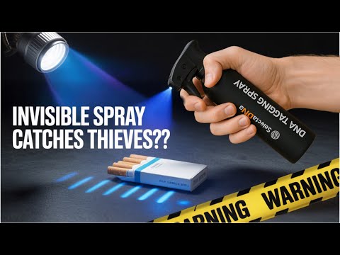 This Invisible Spray Tracks Criminals! | SelectaDNA in Action