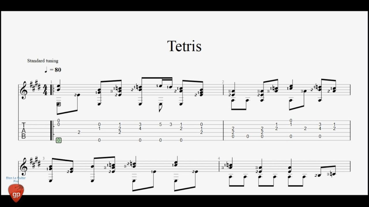 Tetris Theme (Koroboeiniki) - Guitar Pro Tab