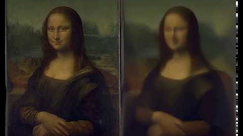 Mona Lisa drawn by a neural net.
