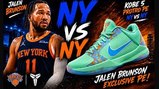Kobe 5 JALEN BRUNSON PE NY VS NY PICKUP VLOG YOU WONT BELIEVE IT UNTIL YOU SEE IT
