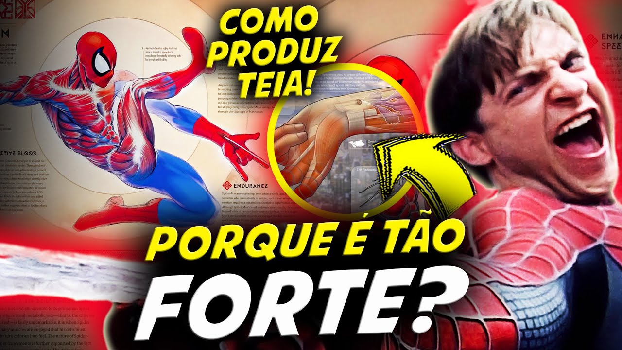 ANATOMIA DO HOMEM ARANHA EXPLICADA | O QUE O TORNA ESPECIAL?
