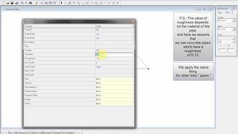 Analysis of water flow in distribution systems. EPA NET 2.0