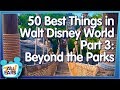 The 50 Best Things You Can Do In Walt Disney World -- Part 3: Beyond the Parks!