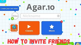 How To Invite Your Friends In Agar.io | Easy Tutorial Guide agario invite friends 