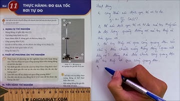 Giải  Bài 11. Thực hành: Đo gia tốc rơi tự do trang 47, 48 Vật Lí 10 Kết nối tri thức