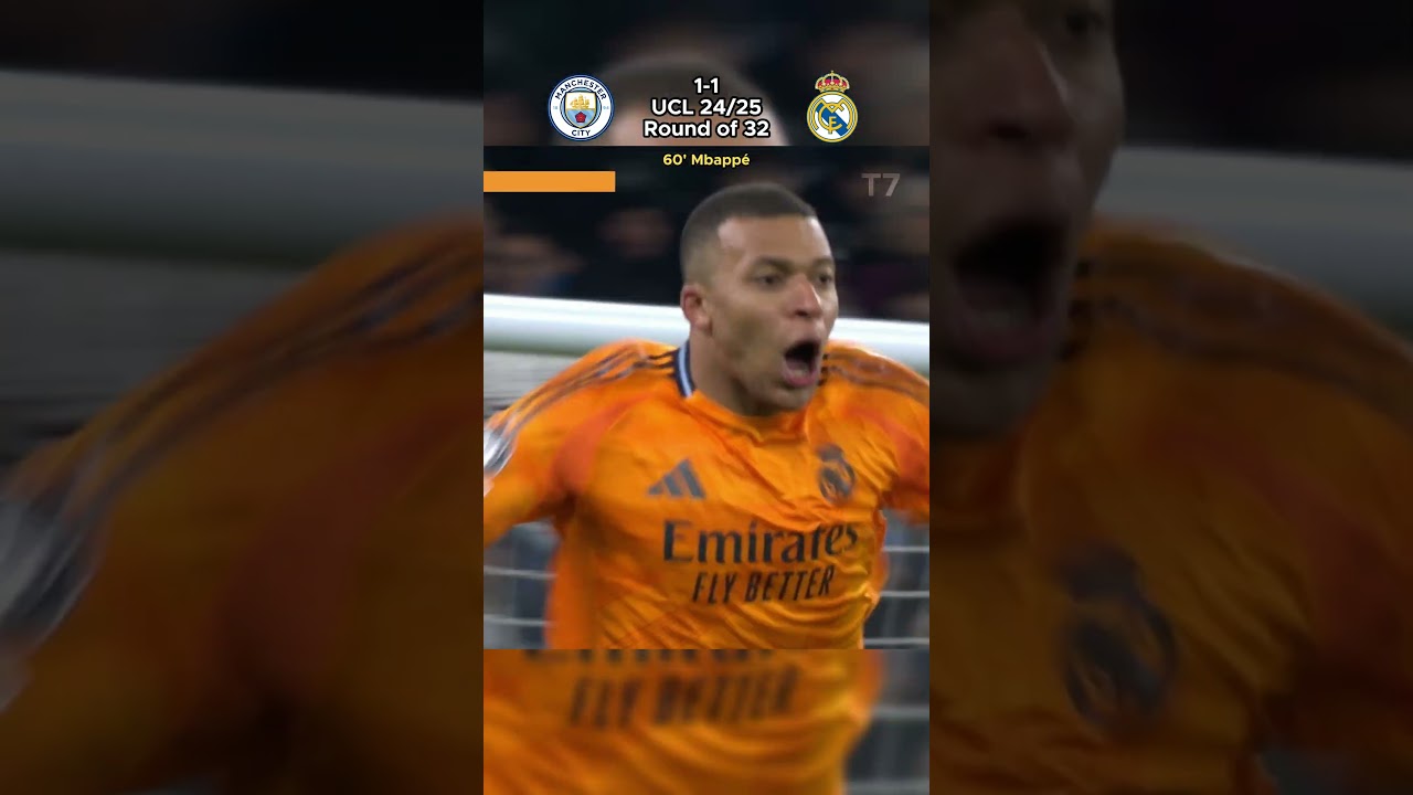 Manchester City vs Real Madrid UCL 24/25
