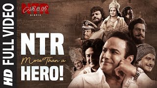 Ntr More Than A Hero Video Song Ntr Biopic Kaala Bhairava Prudhvi Chandra