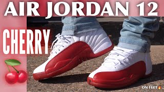 PERFECT RETRO...Cherry Air Jordan 12 Review & On Feet