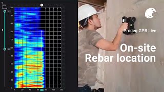 On-site Rebar location I Proceq GPR Live