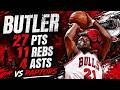 Jimmy Butler 27 pts 11 rebs 4 asts vs Raptors 14/15 season