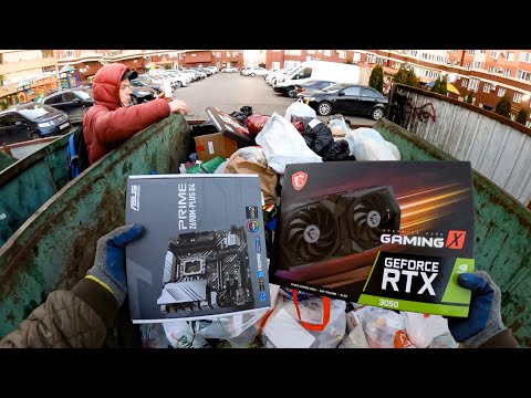 Как я зарабатываю лазая по мусоркам ? Dumpster Diving RUSSIA #51