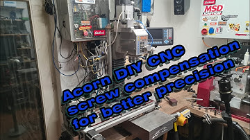 ACORN DIY CNC Screw Compensation for better precision