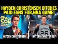Star Wars fans furious after Hayden Christensen abandons $100 panel for NBA game