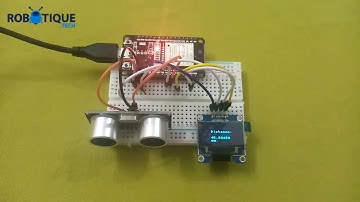 Control the HC-SR04 Ultrasonic sensor with ESP32