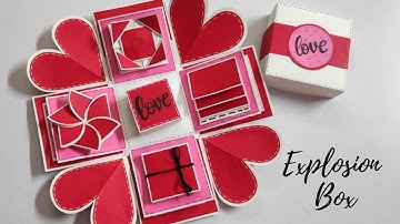 Explosion Box Tutorial For Beginners | Explosion Box | DIY Explosion Box | Crafteholic