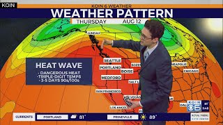 Weather forecast: The forecast is calling for another heat wave for the Pacific Northwest