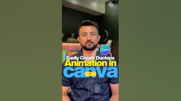 Create Duotone Animated Video in Canva! #canva #canvatips #canvatutorial