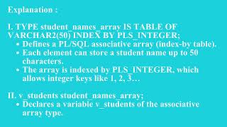 Using Collections in PL/SQL | Q4 Oracle L26 P1 | SMILE ROAD