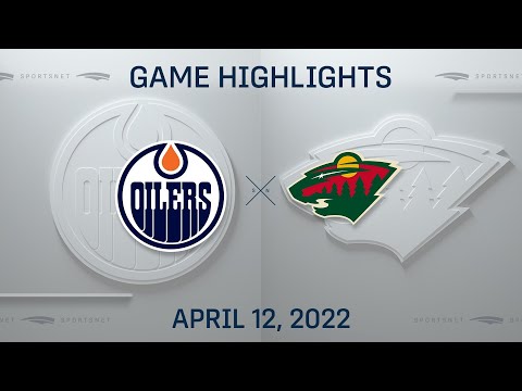 NHL Highlights | Oilers vs. Wild - Apr. 12, 2022