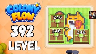 Colony flow Level 392 Walkthrough Solution