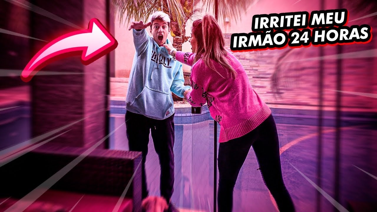 IRRITEI MEU IRMÃO 24 HORAS E OLHA O QUE ELE FEZ COMIGO !!