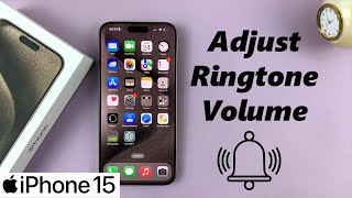 How To Adjust Ringtone Volume On iPhone 15 & iPhone 15 Pro Resimi