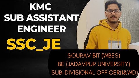Sourav Bit // Kmc SAE Interview experience [] PSC AE [] Civil engineering full preparation strategy