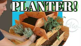 Easy DIY Planter for Herbs, Flowers or Vegetables