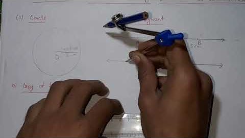 Chapter-14 : Practical Geometry, Introduction for Ex-14.1, 14.2, 14.3 | class-6 NCERT Maths