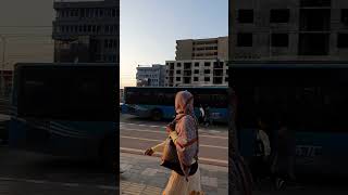 🌅 Sunrise at African Capital, Addis Ababa 🇪🇹 Ethiopia #africancapital #city_street_walking #sunrise