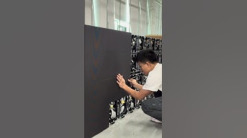 Hard connect the rental LED module #leddisplay #ledscreen#ledmodule #ledfactory #rentalleddisplay