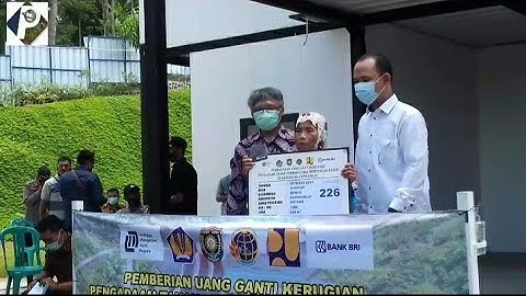 WARGA LEGA 1.139 LAHAN TERDAMPAK PROYEK  PEMBANGUNAN BENDUNGAN BENER  DI BAYARKAN
