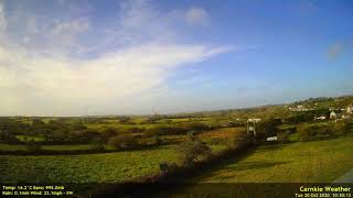 Carnkie Weather Timelapse - 20th October 2020