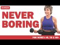 No repeat total body strength workout for women over 40