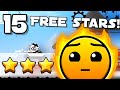 15 FREE STARS! | Geometry Dash