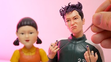 ‘Squid Game’ Season 2 girl and Choi seung-hyun  made from polymer clay【Clay producer Leo】