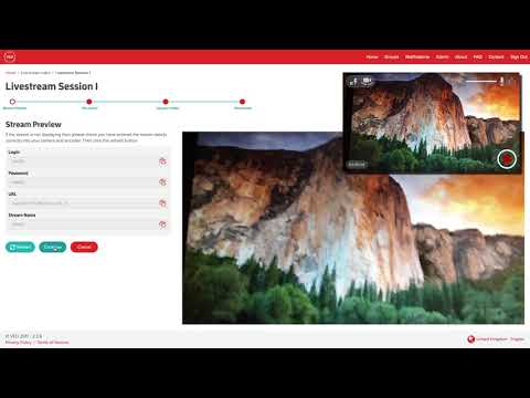 VEO Livestreaming - Getting Started