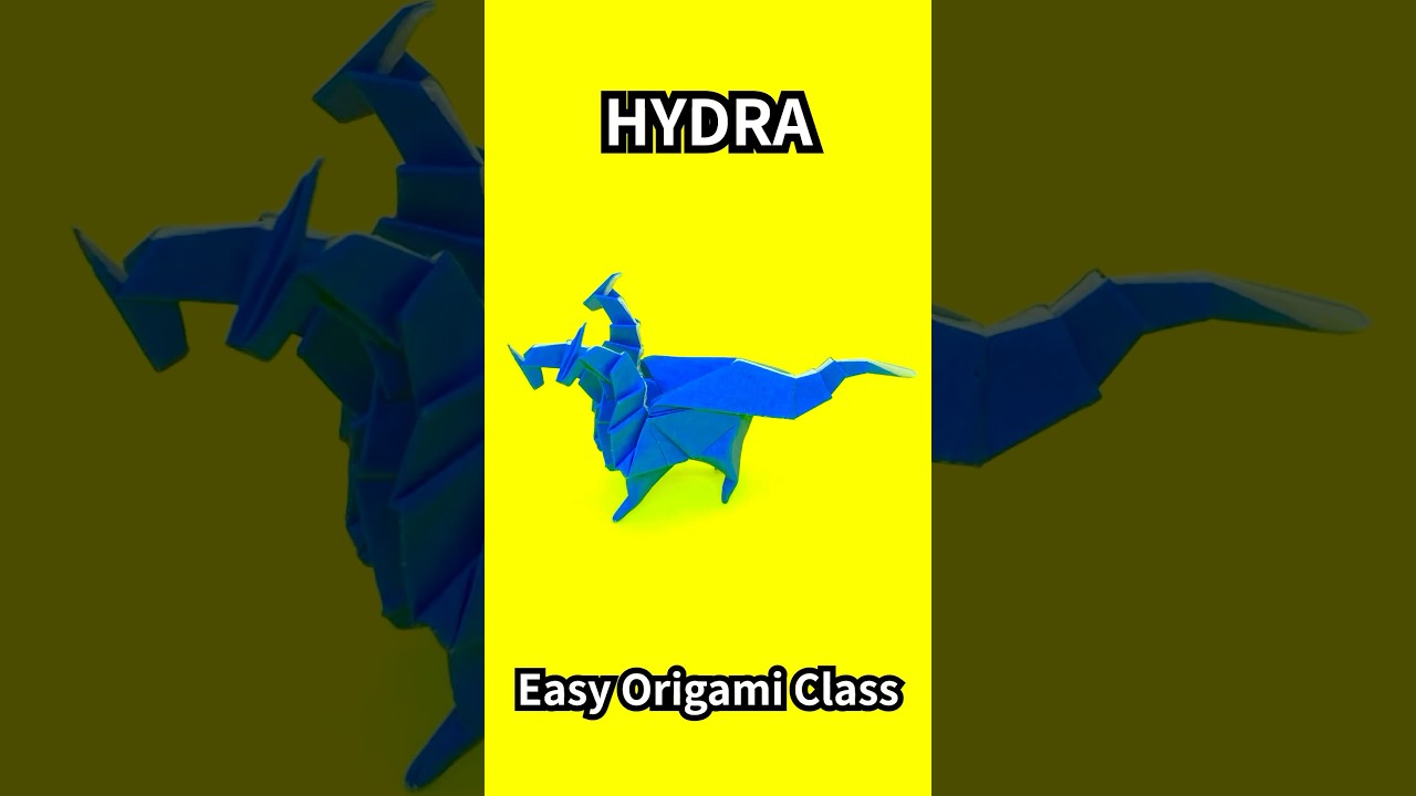 How to make an easy origami hydra 3 