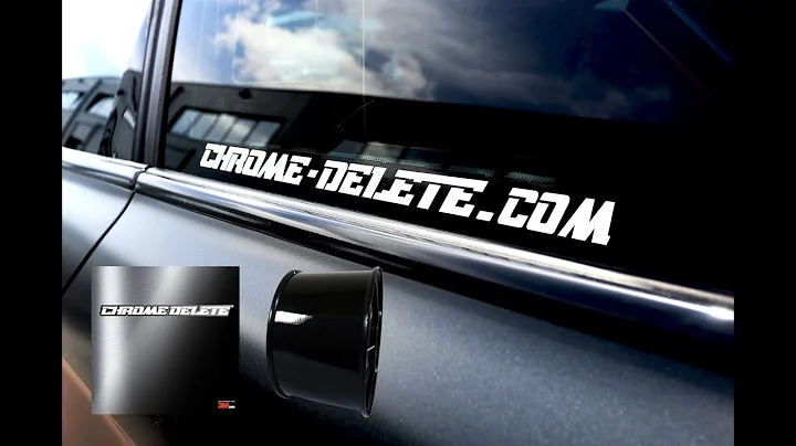 Chrome Delete™ DIY rolls from 3M™ and Avery Dennison®