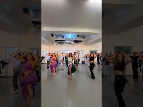 Pulse of Love 🔥 Belly Class at Pineapple studios! Learn choreo at BellyFitByLeilah #bellydance