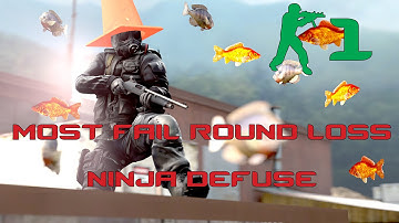 CS:GO Story #1: Most fail round loss / Ninja defuse