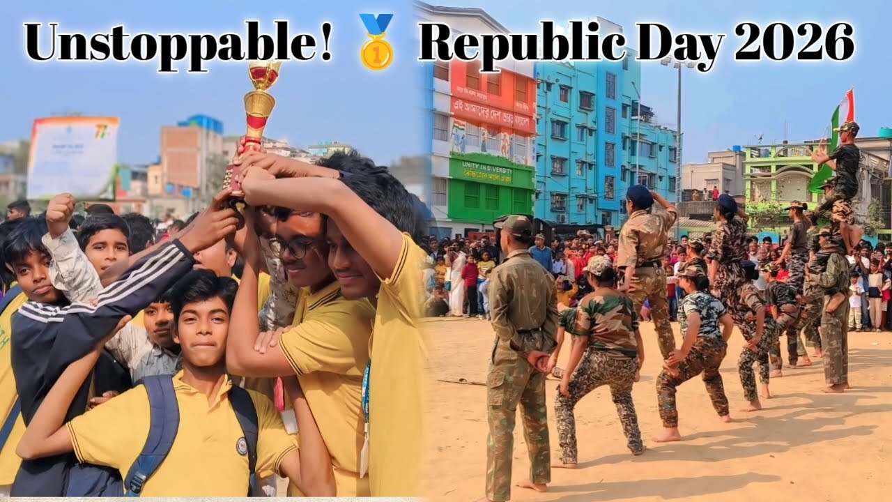 We Won First Prize! 🏆 Republic Day 2026 Celebration at Arambagh High School Ground