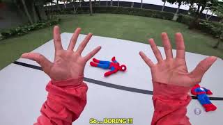 IF I Have 10 Red Spider-Man Friends In 1 House ?? |Hey Hey , Go To Battle Neft Gun !! ( Jaunty POV )