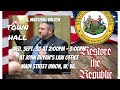 S. Marshall Wilson Town Hall LIVE in Union, WV - candidate for WV Governor