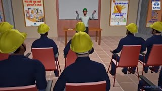 Safety Induction Training Hindi Tata Project। Tata Safety System | @firesafetyindia #mjfsfsti #10m