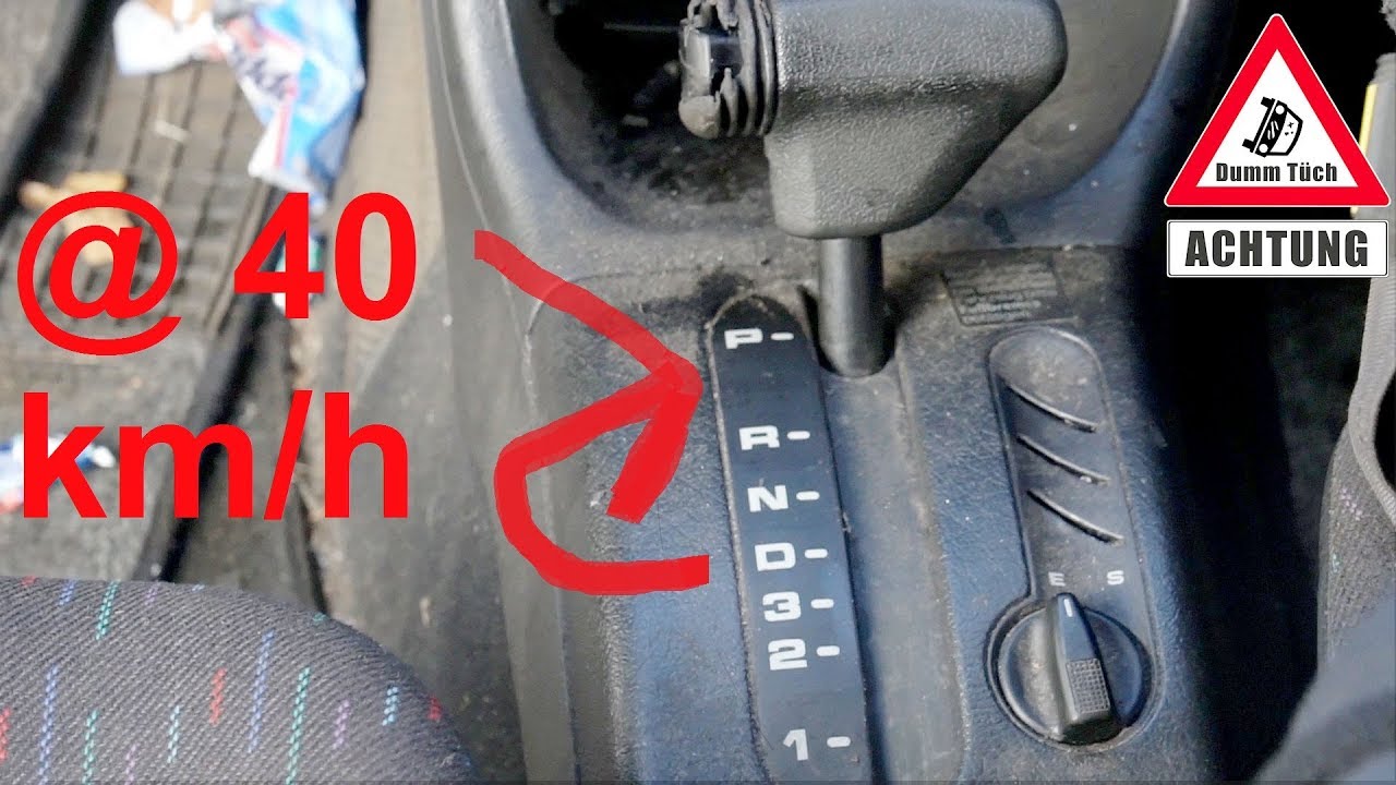 New Beim Fahren in P schalten - Automatikgetriebe testen | Dumm Tüch