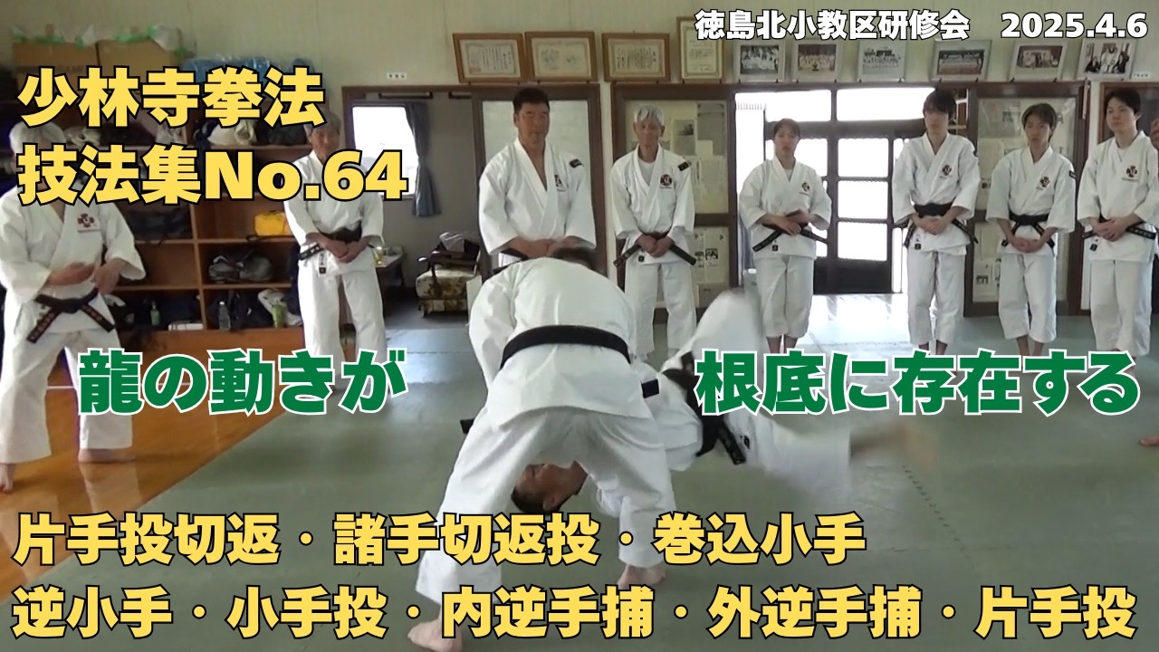 vol.127【少林寺拳法 Shorinji Kempo 徳島】師 藤田武夫先生 技法集 No