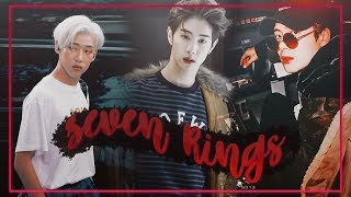 ₍₍ 💍 ₎₎ — ‬seven rings‪ ..⃗.‬ ‪ #마크 ‬⁺ #잭슨 ‬⁺ #뱀뱀 *:･ﾟ  ੈ♡‧₊˚
